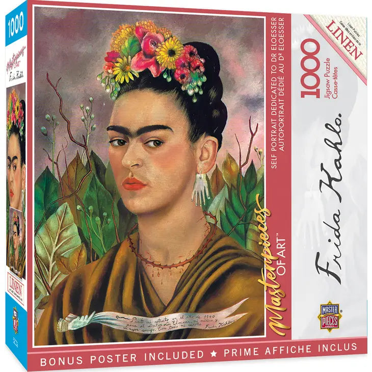 Frida Kahlo Self-Portrait Dedicated to Dr Eloesser 1000pc