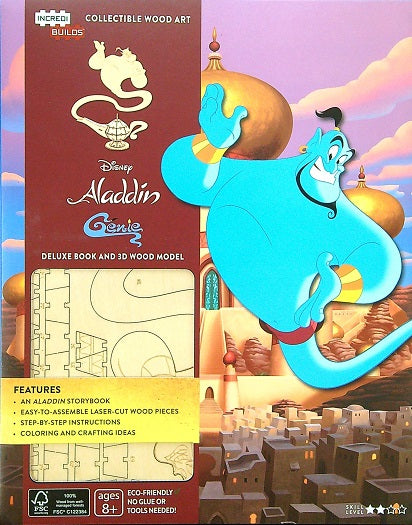 Genie Disney Aladdin Book & Model
