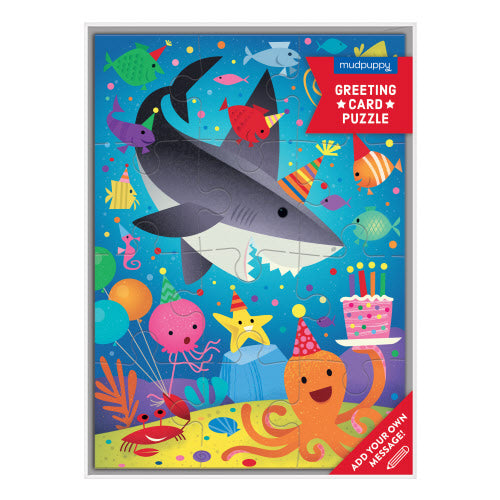 Shark Party Greeting Card 12pc