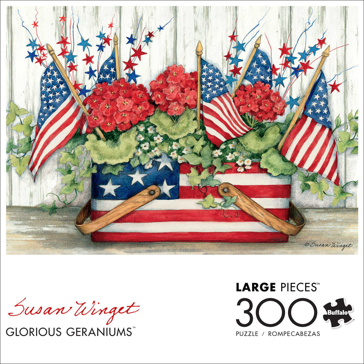 Glorious Geraniums 300pc