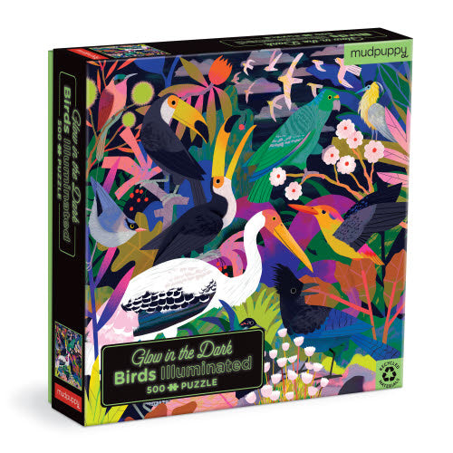 Birds Illuminated Glow in the Dark 500pc