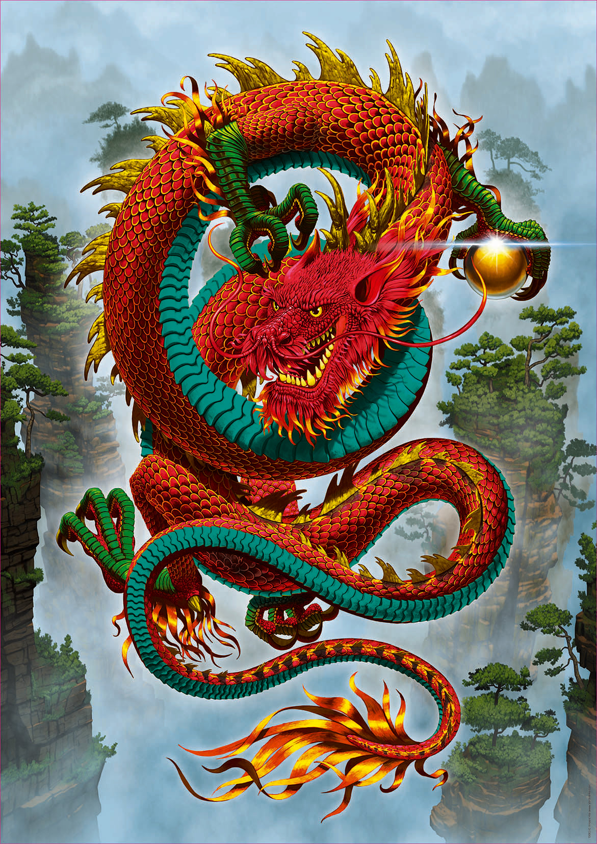 Good Fortune Dragon 500pc