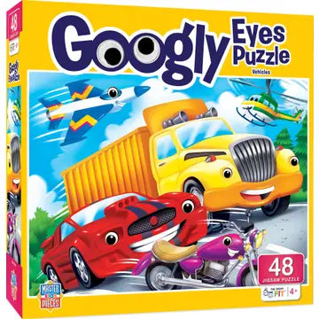 Googly Eyes - Vehicles 48pc
