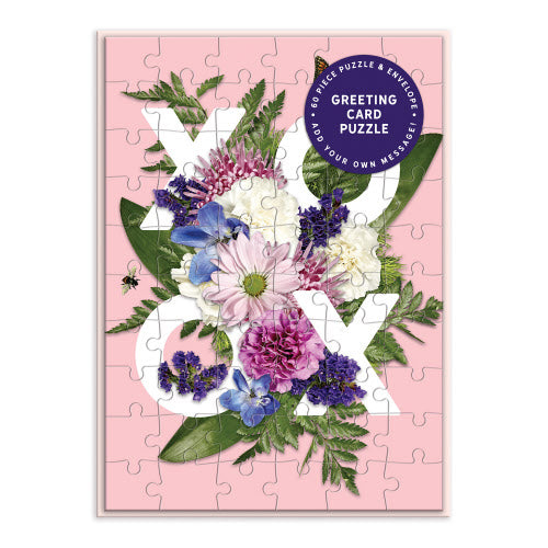 Say It With Flowers XOXO Greeting Card 60pc