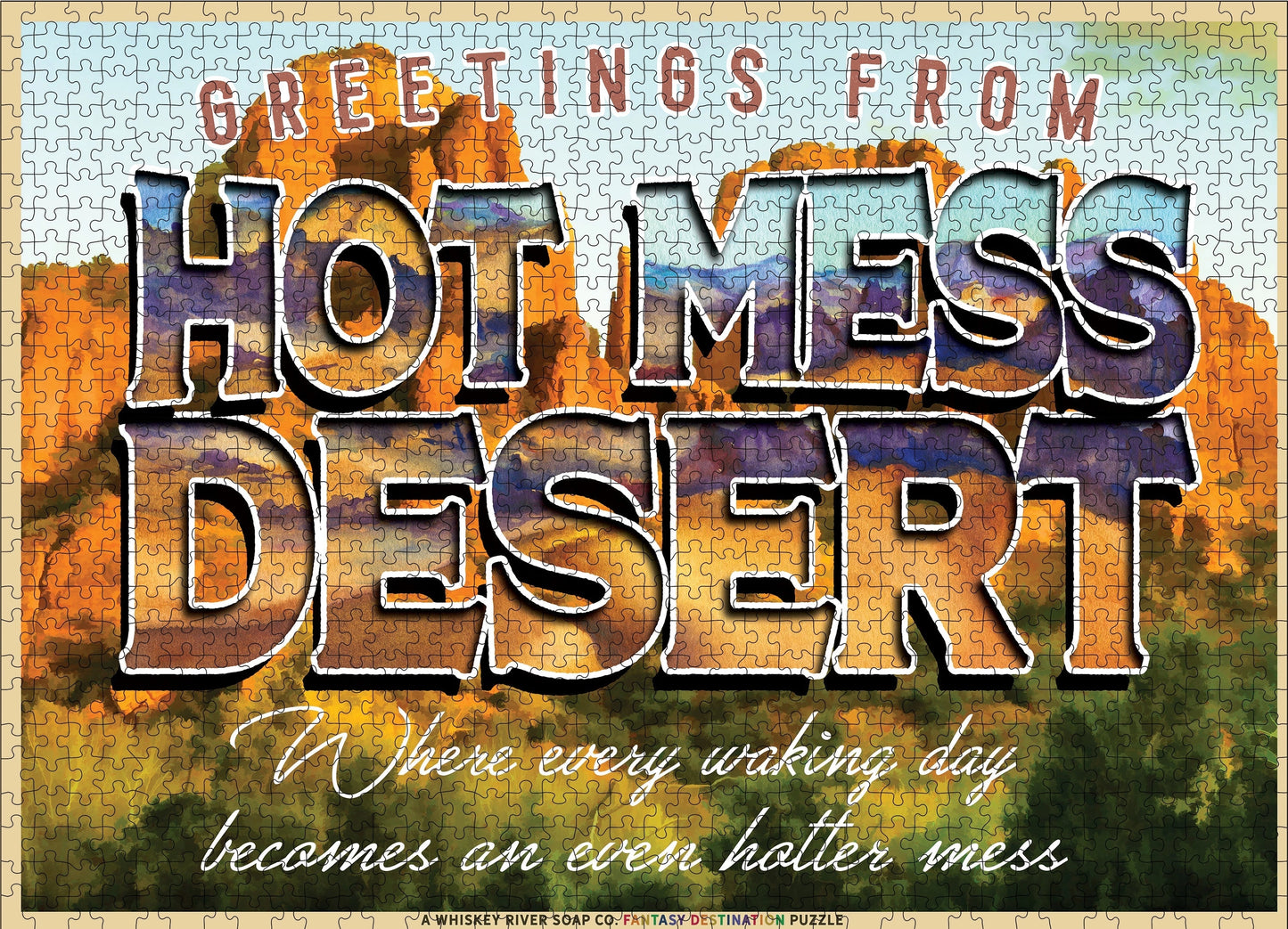 Greetings from Hot Mess Desert 1000pc