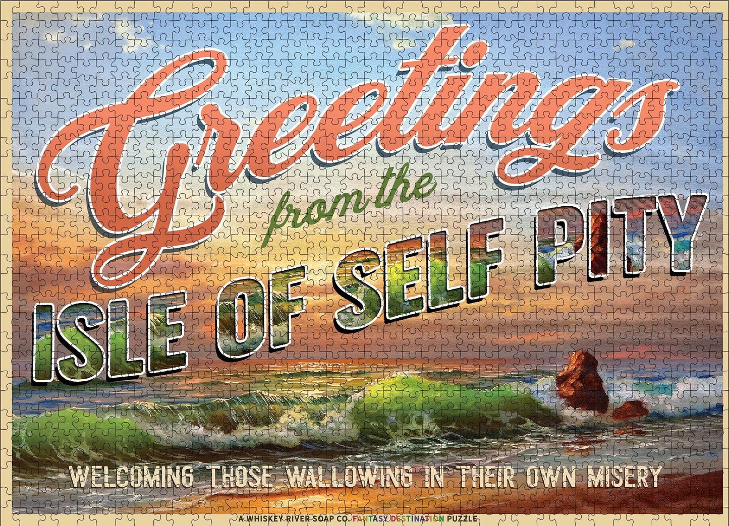 Greetings from The Isle of Self Pity 1000pc