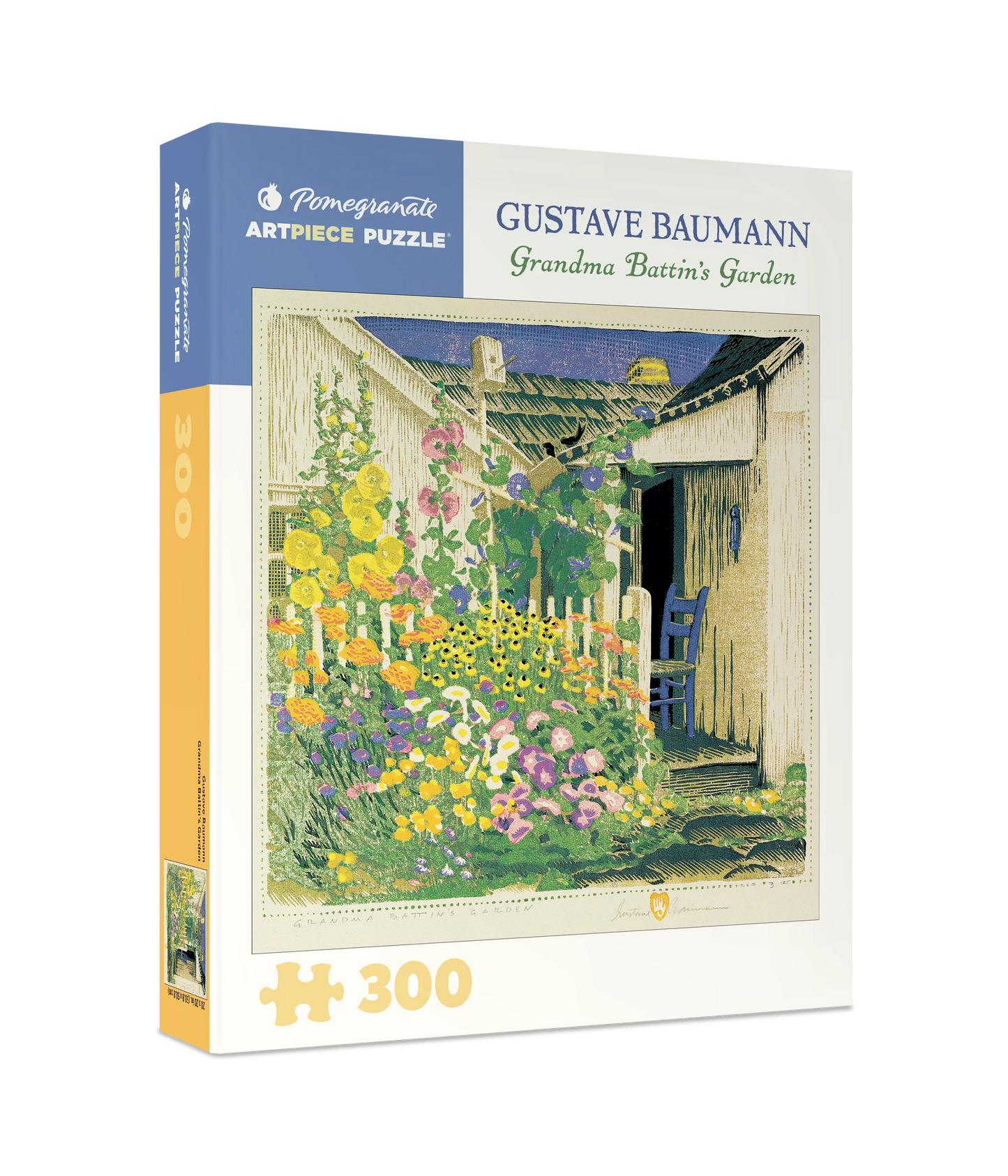 Gustave Baumann: Grandma Battin's Garden 300pc