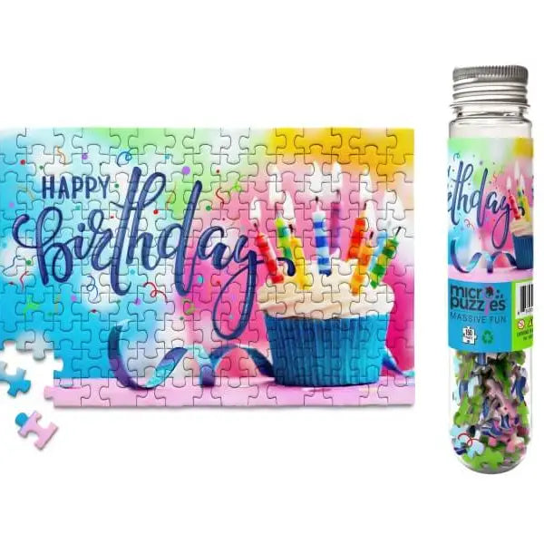 Happy Birthday Candles Micro Tube 150pc