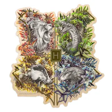 Harry Potter Crest Wood Puzzle 131pc