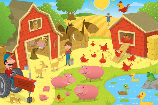Higgledy Piggledy Farm (Floor) 36pc