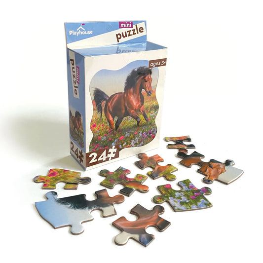 Horse Mini Puzzle 24pc