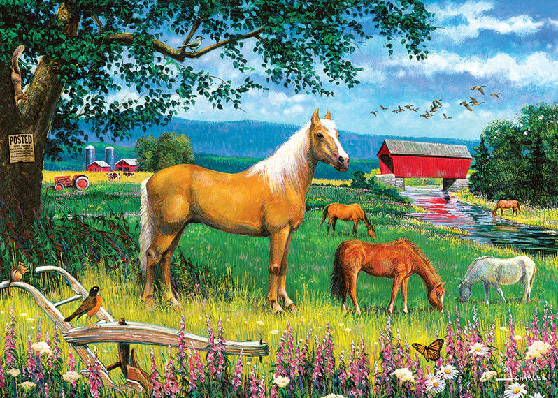 Horses in the Field (Tray) 35pc