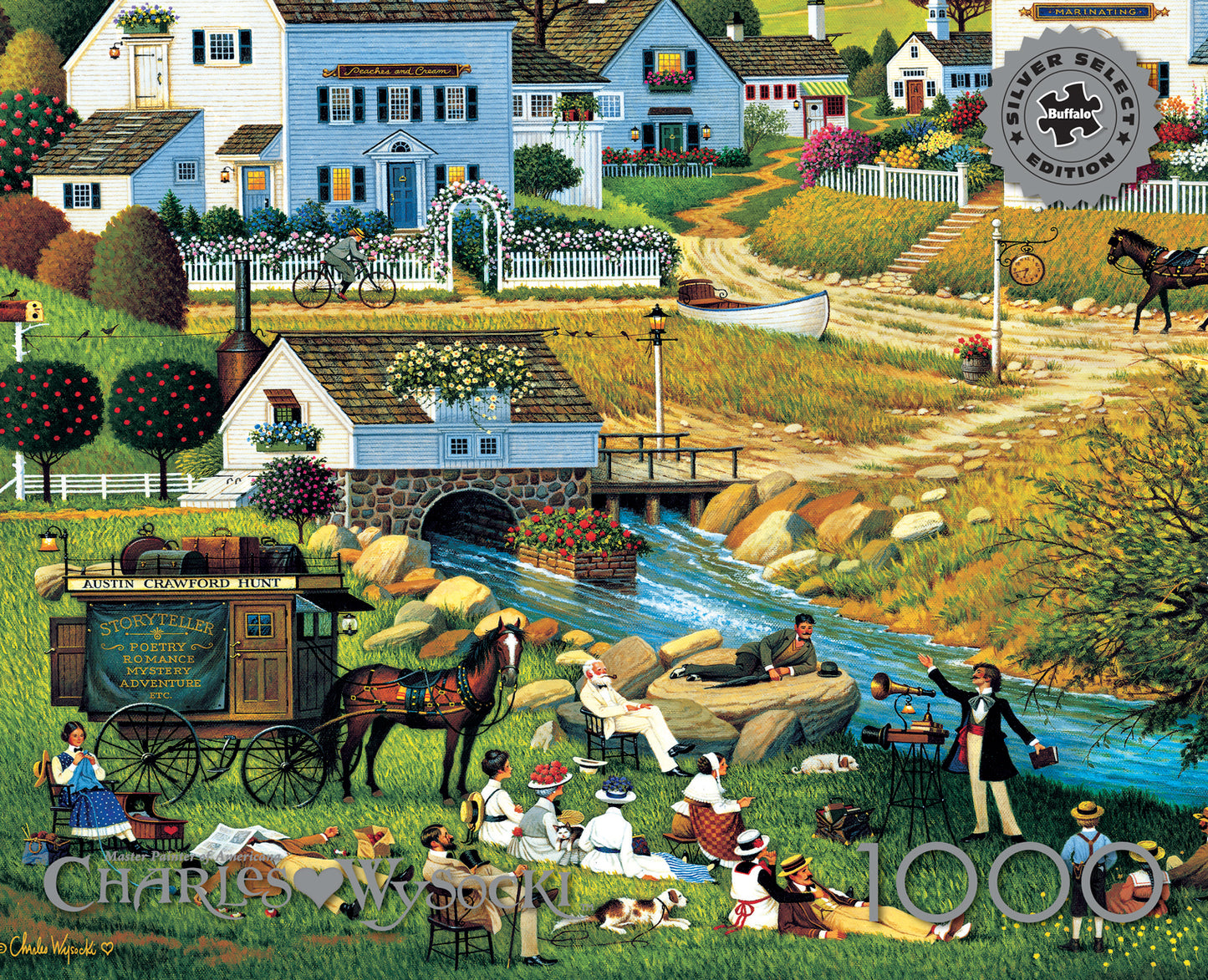 Charles Wysocki Hound of the Baskervilles Silver Edition 1000pc