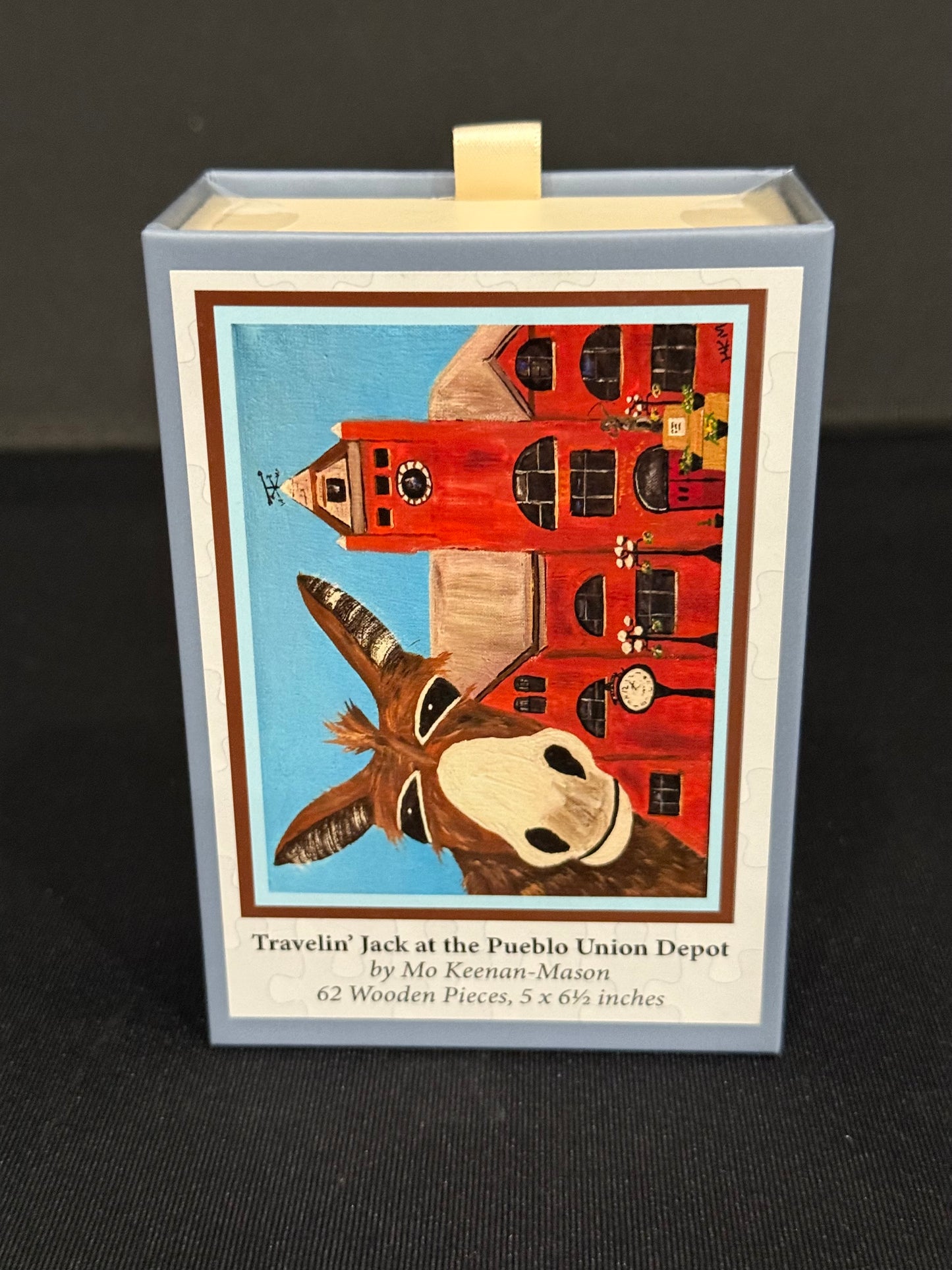 Travelin' Jack at the Pueblo Union Depot by Mo Keenan-Mason 62pc