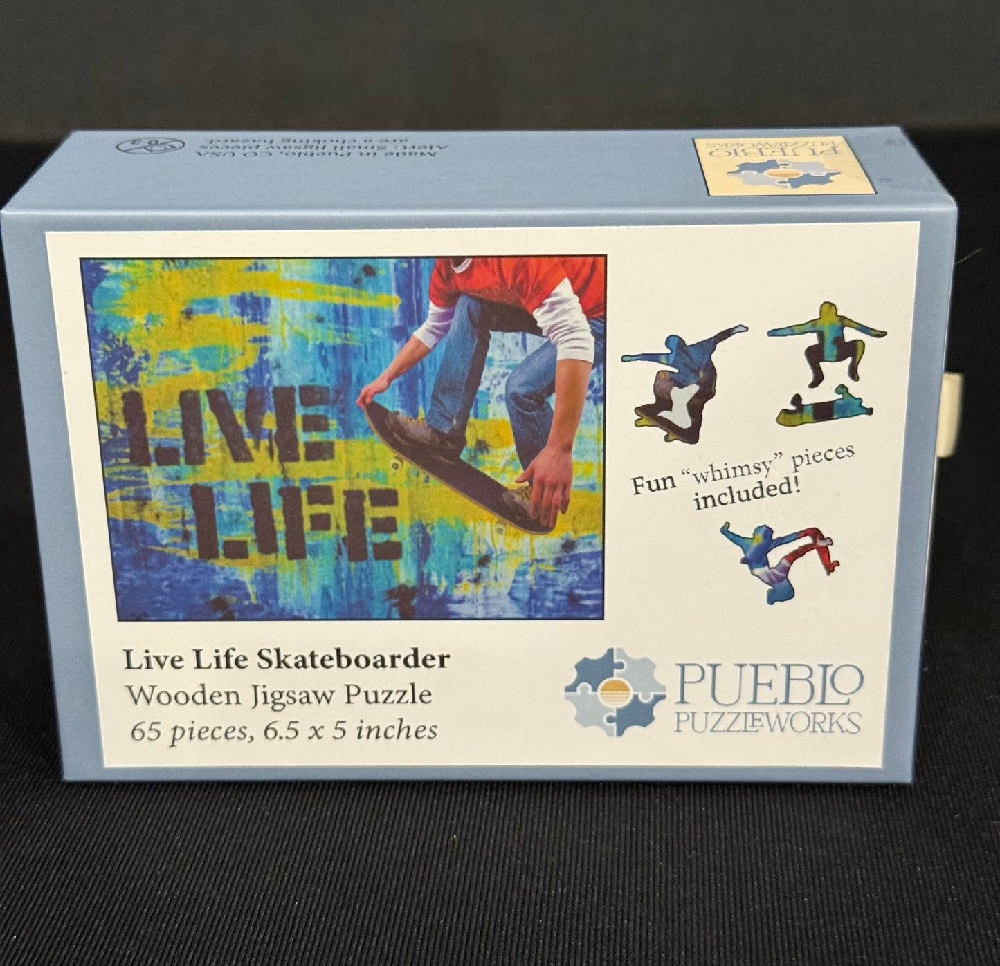 Live Life Skateboarder 65pc