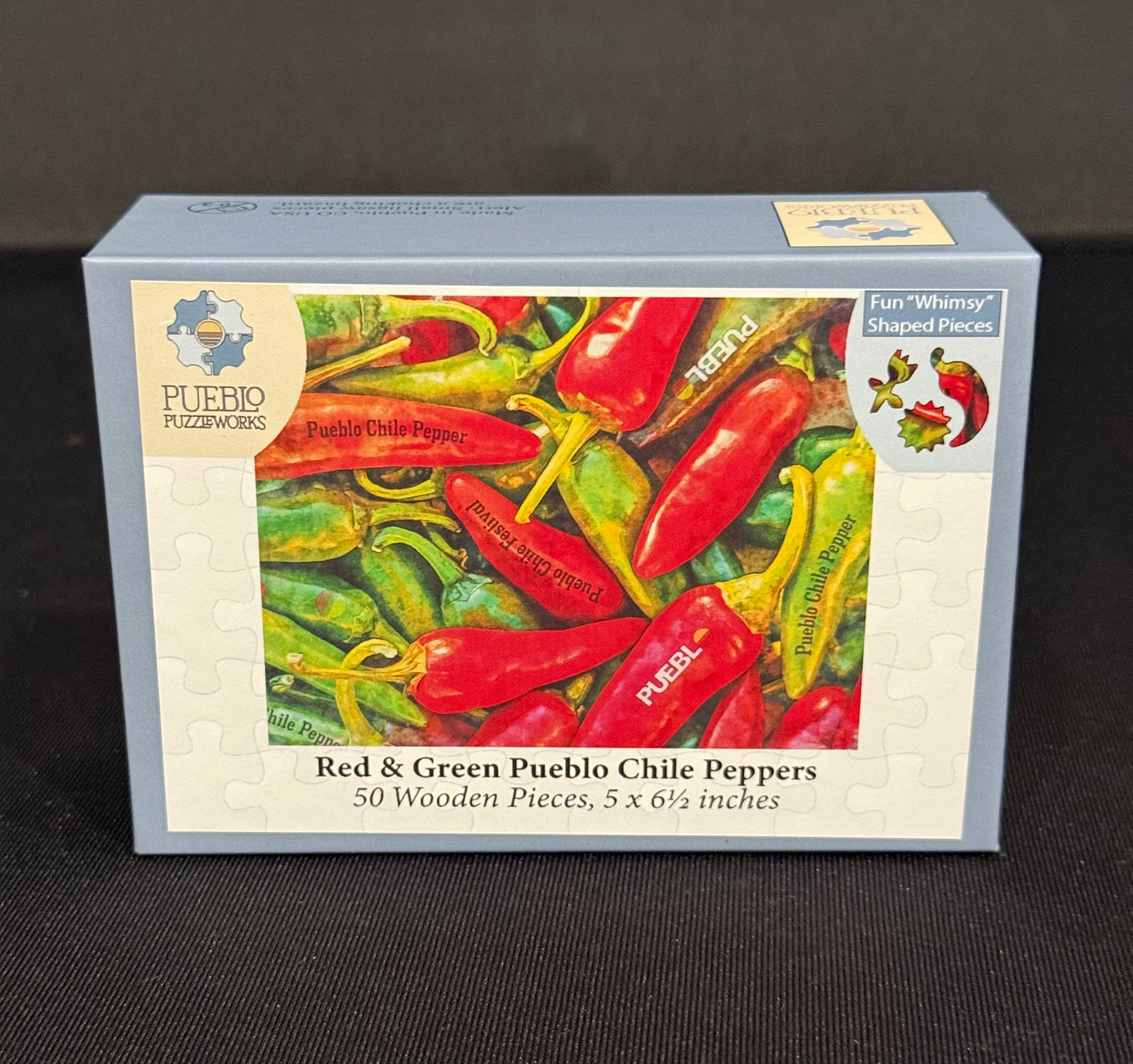 Red & Green Pueblo Chile Peppers 50pc