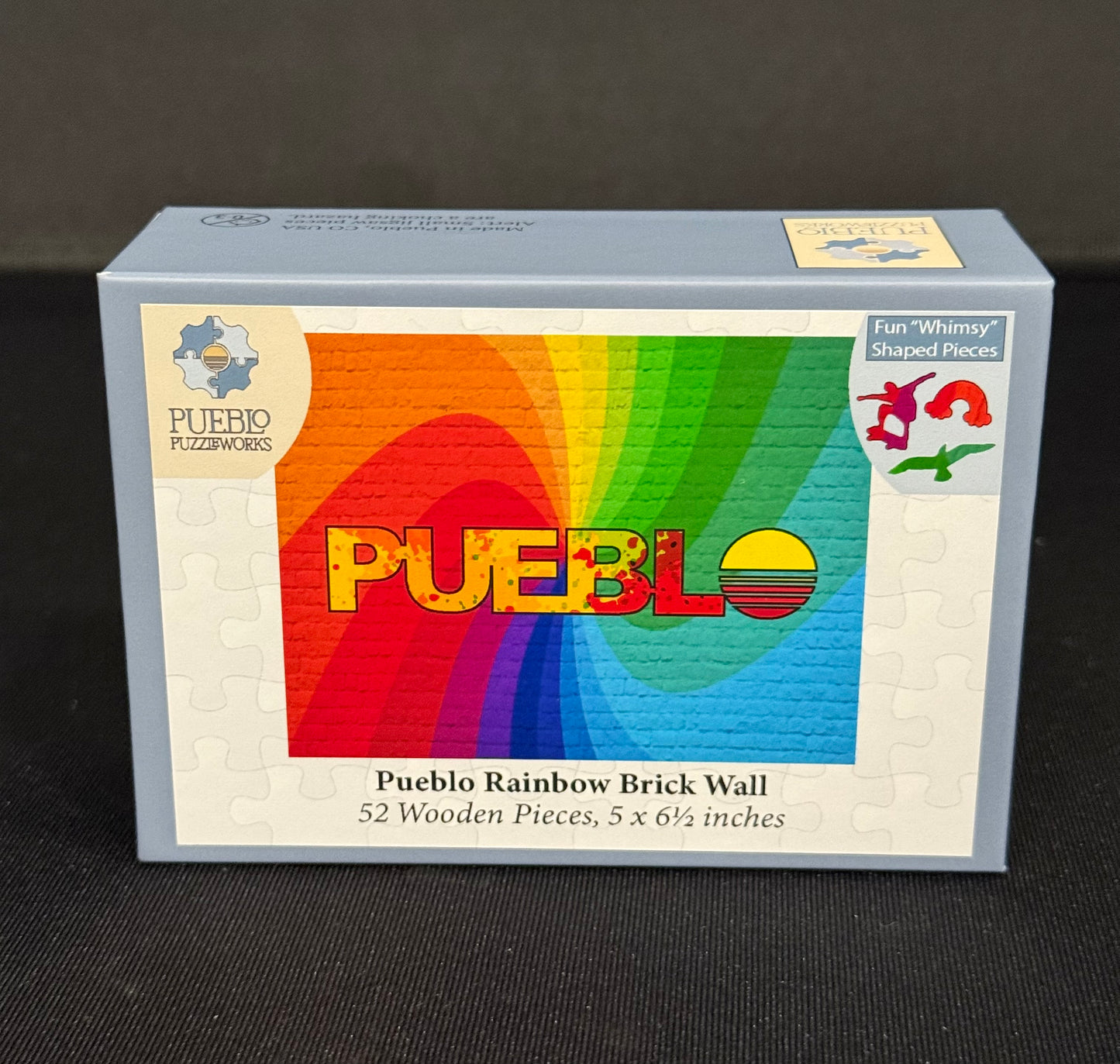 Pueblo Rainbow Brick Wall 52pc