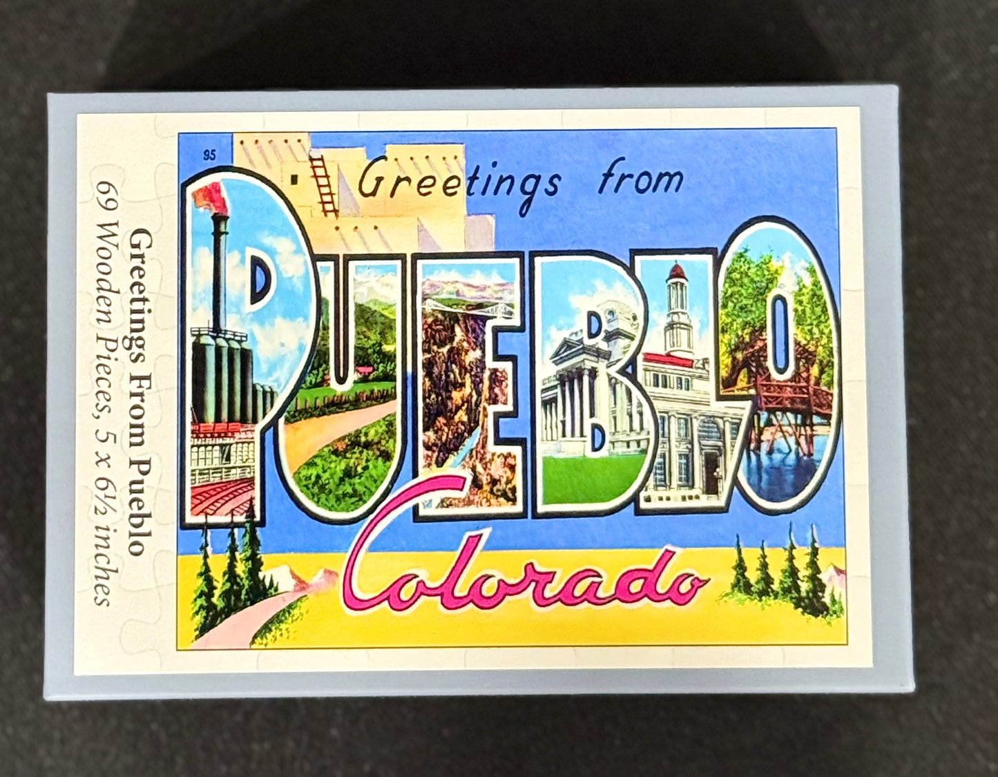 Greetings from Pueblo Postcard 69pc