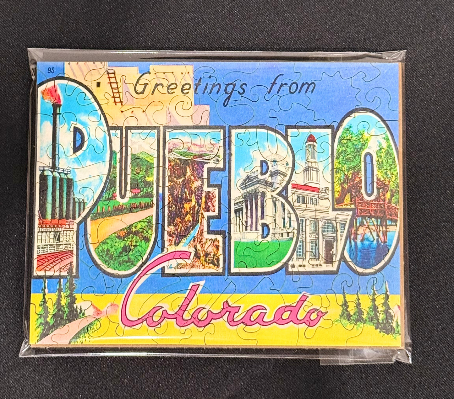 Greetings from Pueblo Postcard 69pc