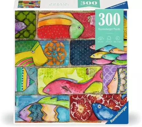 Puzzle Moment: Splashy Fish Tiles 300pc
