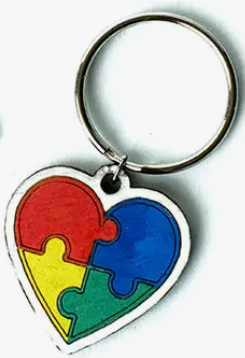 Jigsaw Keychain Heart