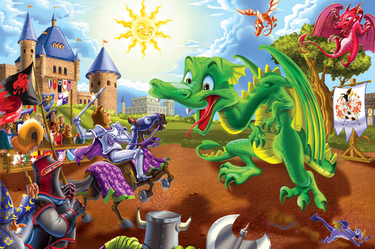 Knights and Dragons (Floor) 36pc