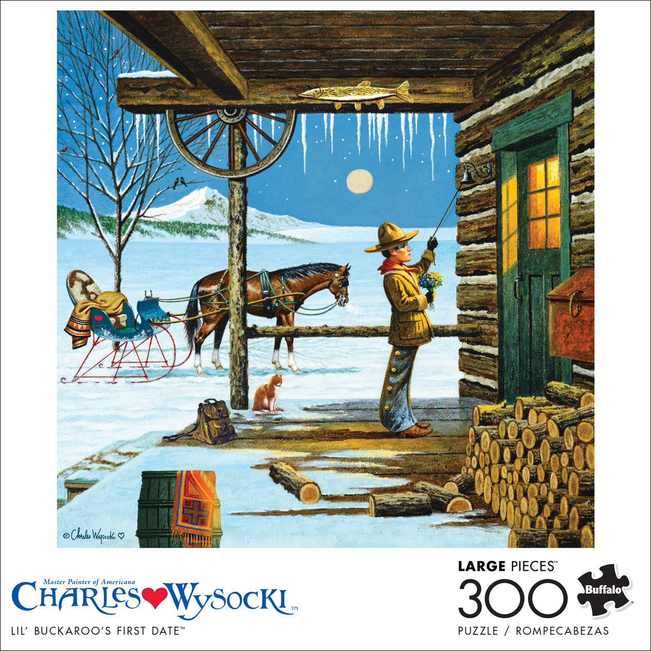 Charles Wysocki  Lil' Buckaroo's First Date 300pc
