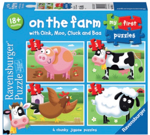 My First Puzzle: On the Farm 2/3/4/5 pc