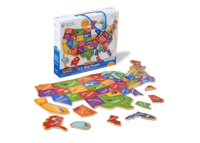 Magnetic U.S. Map Puzzle