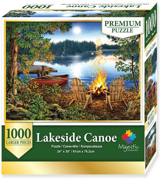 Lakeside Canoe Wooden 1000pc