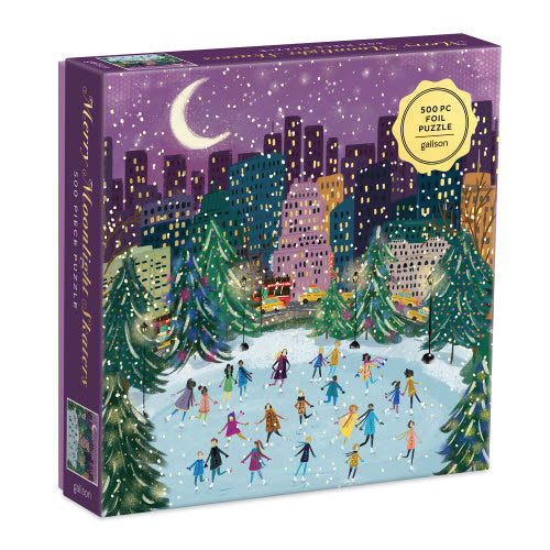 Merry Moonlight Skaters 500pc
