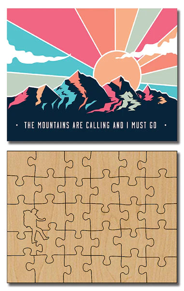 Mountains are Calling Postcard