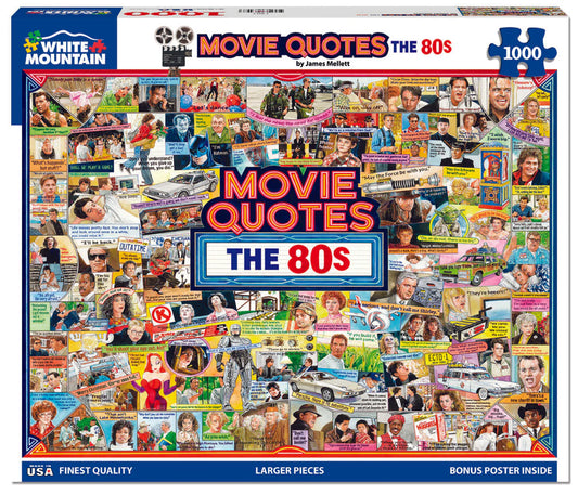 Movie Quotes The 1980s 1000pc