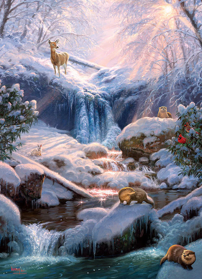 Mystic Falls in Winter 1000pc