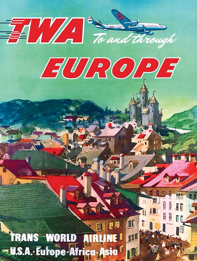 Through Europe: (Fly to Europe) 500pc