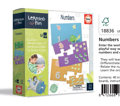 Numbers Educational Puzzle