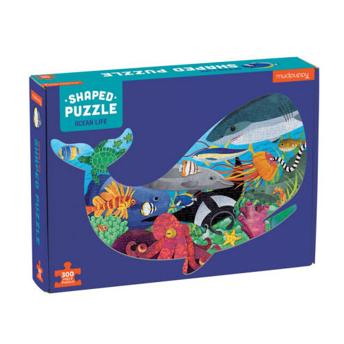 Ocean Life Shaped Puzzle 300pc