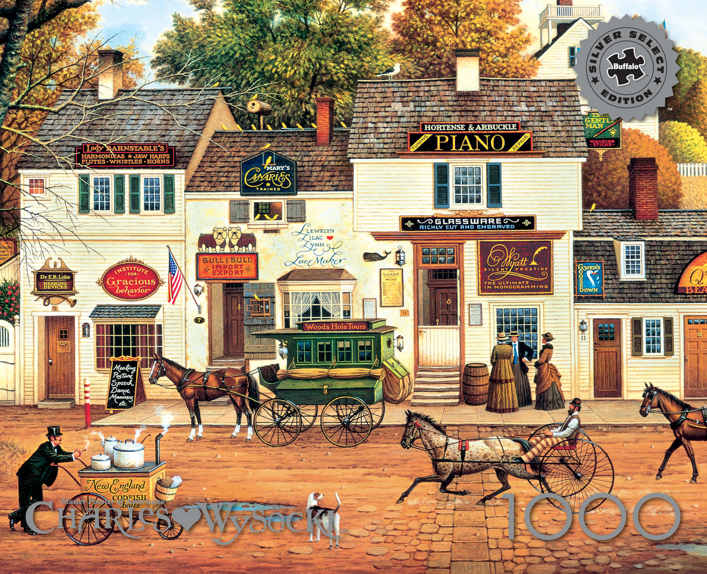 Charles Wysocki Olde Cape Cod Silver Edition 1000pc