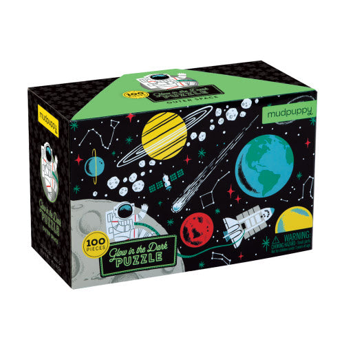 Outer Space Glow in the Dark 100pc