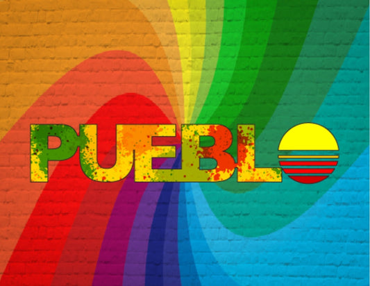 Pueblo Rainbow Brick Wall 52pc