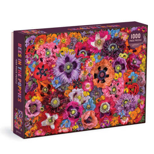 Bees in Poppies 1000pc