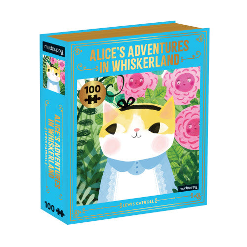 Bookish Cat - Alice Adventures in Whiskerland 100pc