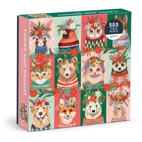 Holiday Spirit Furry & Bright 500pc