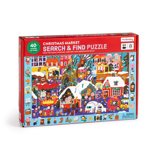 Search & Find Christmas Market 64pc