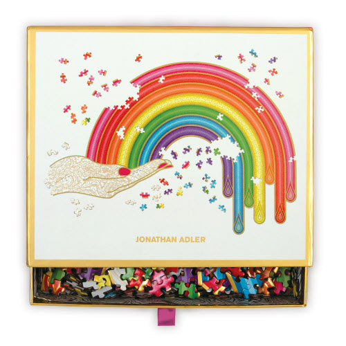 Jonathan Adler Rainbow - Shaped Puzzle 750pc