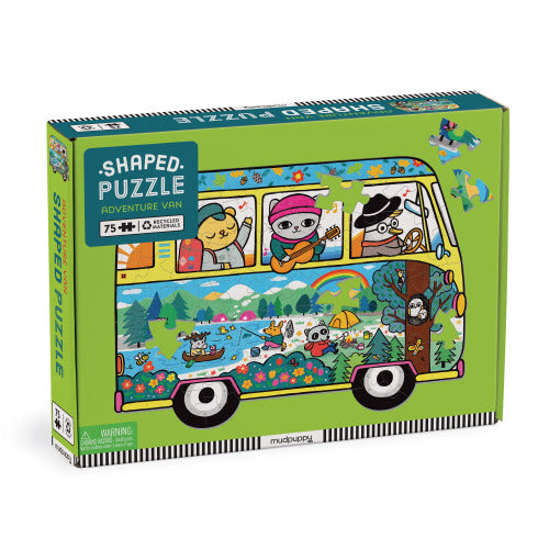 Adventure Van Shaped Puzzle 75pc