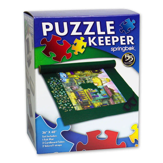 Puzzle Keeper Roll-up Felt Mat Springbok