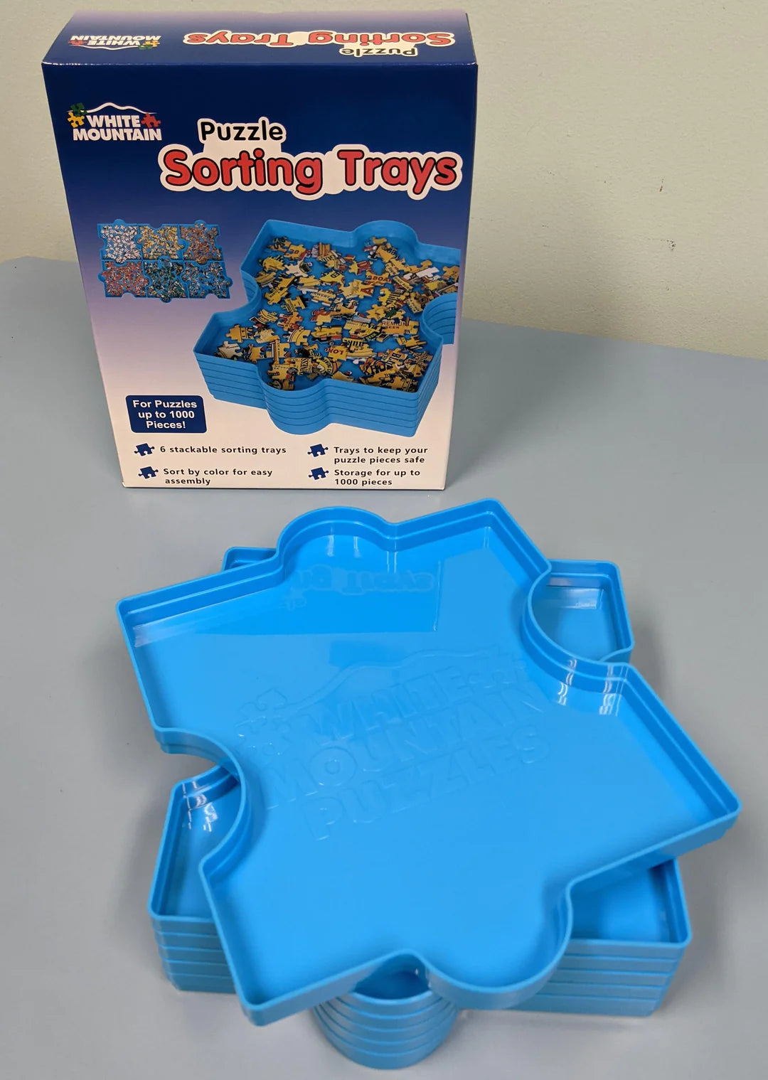 Puzzle Sorting Trays White Mountain