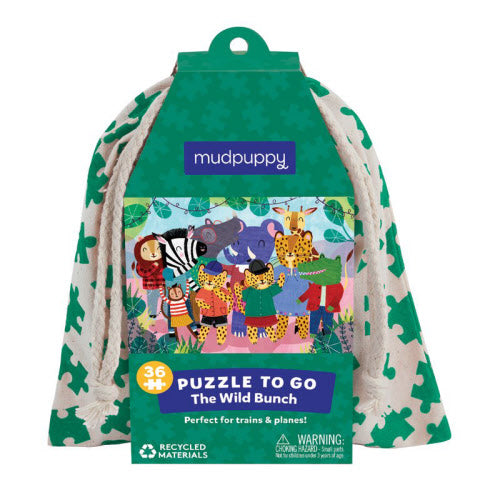 Puzzle To Go The Wild Bunch Pouch 36pc