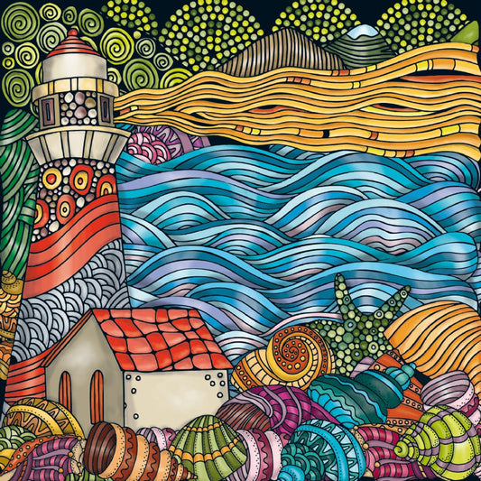 Q-Puzzle: Colour Lighthouse 72pc (Q08-2)